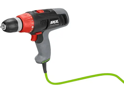 Skil 6221AA Energy Line - Taladro atornillador con cable, 2 velocidades, 38 Nm, 6m cable.