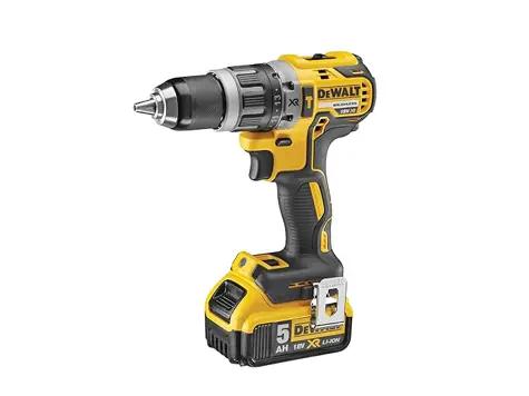 DeWalt DCD796P2-QW: Taladro Percutor sin escobillas XR 18V 70Nm Li-Ion 5,0Ah - Maletín TSTAK.