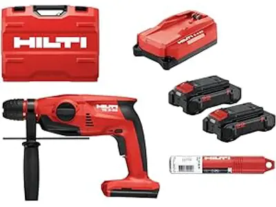 Kit Hilti TE 2-22 NURON + accesorios (2 baterías, cargador, brocas). Tareas de perforación.