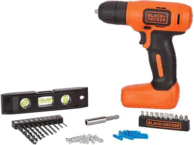 BLACK+DECKER 8V MAX Home Tool Kit, 43 Pieces - Ideal for Home Projects
